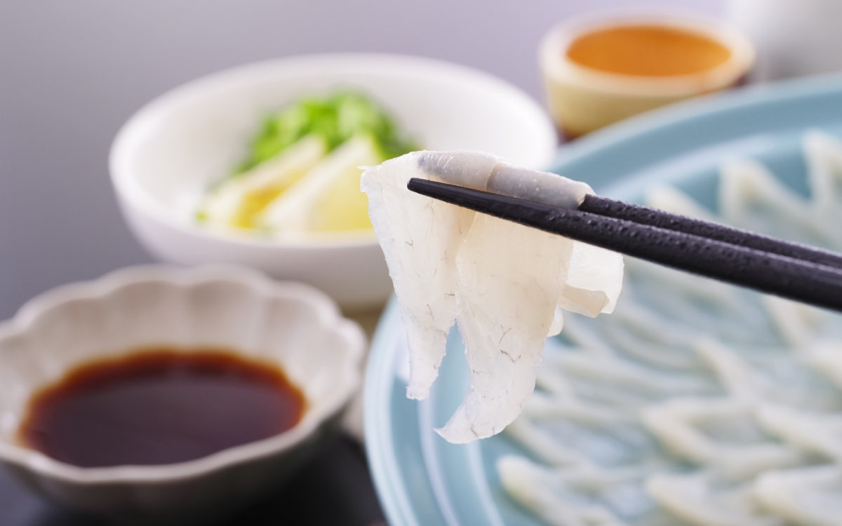 ふぐ刺しの調理方法