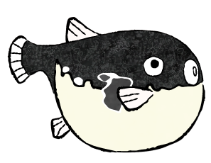 ふぐイラスト
