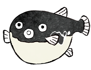 ふぐイラスト